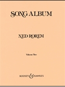 Song Album Volume 2 by Rorem Ned for Vocal Solo