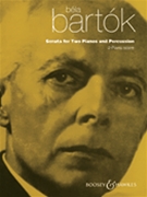 Sonata For 2 Pianos & Percussion by Bartok Bela for 2 Piano 4 Hands