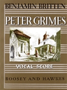 Peter Grimes by Britten Benjamin for Opera Voc