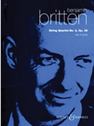 String Quartet #2 Opus 36 by Britten Benjamin for Str Quartet (Parts)