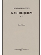 War Requiem Opus 66 by Britten Benjamin for SATB
