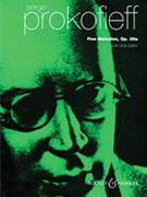 Five Melodies Op. 35a by Prokofiev Sergei for Violin