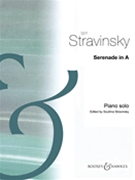 Serenade In A by Stravinsky Igor - Stravinsky Soulima - for Piano