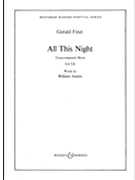 All This Night by Finzi Gerald for SATB divisi a cappella