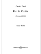 For St. Cecilia by Finzi Gerald for SATB