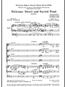 Welcome Sweet and Sacred Feast by Finzi Gerald for SATB divisi