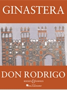 Don Rodrigo by Ginastera Alberto for Vocal Scor