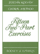 15 Two-part Exercises by Kodaly Zoltan for 2-Part