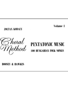 Pentatonic Music I - 100 Hungarian Folk by Kodaly Zoltan - Kodaly Zoltan - for Sightreading