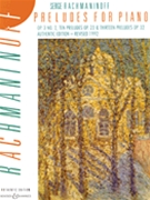 Preludes For Piano 1992 Edition by Rachmaninoff Sergei for Piano