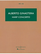 Harp Concerto Op. 25 by Ginastera Alberto for Study Score