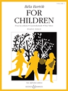 For Children Volume 1 by Bartok Bela - Bartok Peter - for Piano