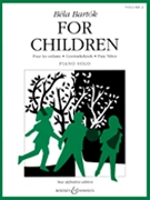 For Children Volume 2 by Bartok Bela - Bartok Peter - for Piano