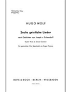Aufblick (Looking Upwards) by Wolf Hugo for SATB
