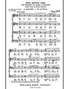 Letzte Bitte (The Last Prayer) by Wolf Hugo - Reger Max - for TTBB a cappella