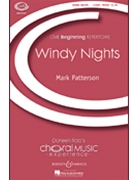 Windy Nights by Patterson Mark for SA and Piano