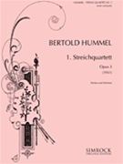 String Quartet No 1 Op. 3 (1951) by Hummel Bertold for