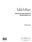 Why Is This Night Different? by MacMillan James for