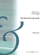 The Fall of the Leaf Op. 20 by Finzi Gerald for Score