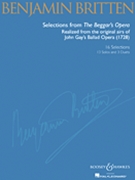 Beggar's Opera Selections From The by Britten Benjamin - Walters Richard - for Vocal Collection