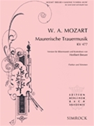 Maurerische Trauermusik K. 477 by Mozart Wolfgang Amadeus - Heribert Breuer - for