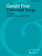 Collected Songs by Finzi Gerald for Medium Low Voice
