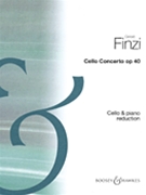 Cello Concerto Opus 40 by Finzi Gerald - Roberts Wallfisch and - for Cello and Piano