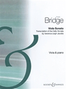 Viola Sonata (cello Sonata) by Bridge Frank - Jacobs Veronica Lei - for Viola and Piano