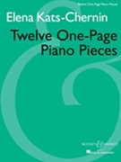 12 One-page Piano Pieces by Kats-Chernin Elena for Piano