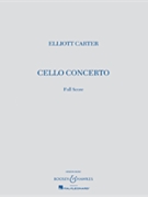 Cello Concerto by Carter Elliott for Full Score