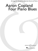 4 Piano Blues by Copland Aaron - Cohen Paul - for Saxophone Quartet
