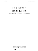 Psalm 110 by Rorem Ned for SATB a cappella
