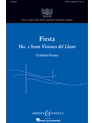 Fiesta #1 From Visiones Del Llano by Grases Cristian for SATB a cappella