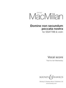Domine non secundum peccata nostra by MacMillan James for