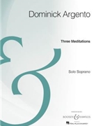 Three Meditations by Argento Dominick for