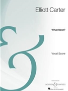 What Next? by Carter Elliott for Vocal Scor