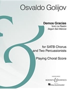 Demos Gracias by Osvaldo Golijov for SATB