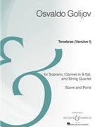 Tenebrae (Version I) by Osvaldo Golijov for Score and Parts