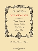 Don Giovanni by Mozart Wolfgang Amadeus for Vocal Scor