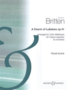 Charm of Lullabies Op. 41 by Britten Benjamin - Matthews Colin - for Vocal Scor