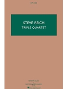 Triple Quartet by Reich Steve for Study Score