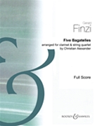 5 Bagatelles by Finzi Gerald - Alexander Christian - for Score