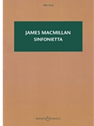 Sinfonietta by MacMillan James for Study Score