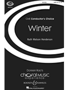 Winter by Henderson Ruth Watson for SATB divisi