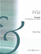 Prelude from Requiem da Camera by Finzi Gerald - Ferguson Howard - for 1 Piano 4 Hands