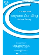 Anyone Can Sing by Ramsey Andrea for SSA and Piano