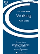 Walking by Sirett Mark for TTBB and Piano