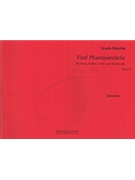 Funf Phantasiestucke (5) Performance Score Oboe Violin Viola Cello by Mamlok Ursula for PERFORMANC