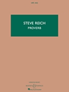 Proverb For 3 Sopranos 2 Tenors Vibraphone And 2 Keyboards - Full Score by Reich Steve for Score