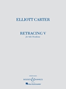 Retracing V for Solo Trombone by Carter Elliott for Trombone Solo